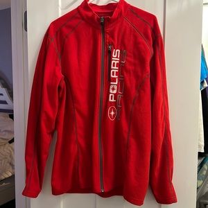 Light weight fleece Polaris zip up large